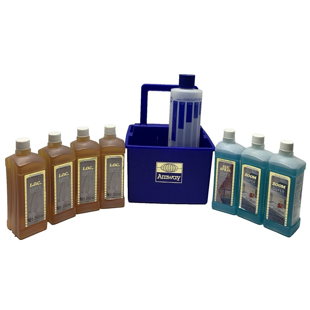 Amway Super Concentrated Cleaning System Caddy Carry Tray ZOOM